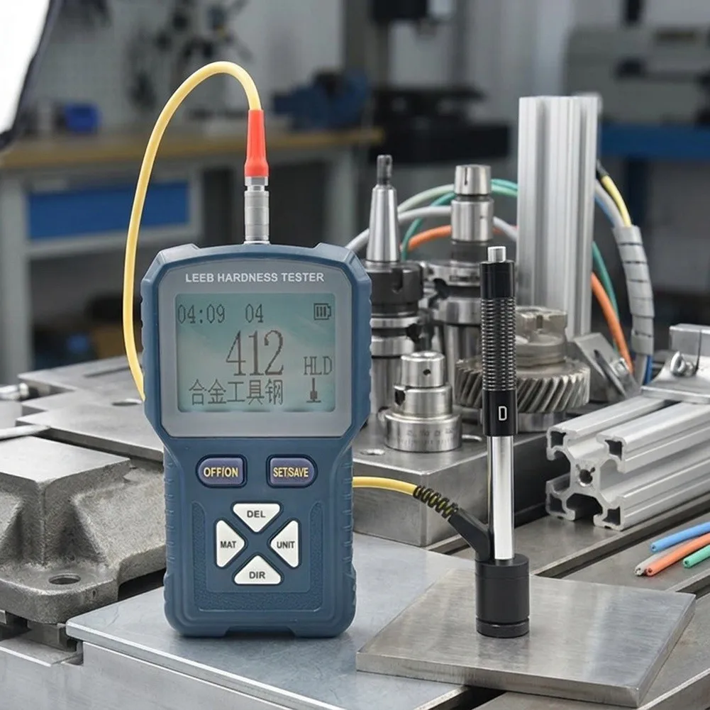 Industrial Maintenance Tool Digital Hardness Gauge High-brightness LCD Screen Backlight Display For HLD Standard