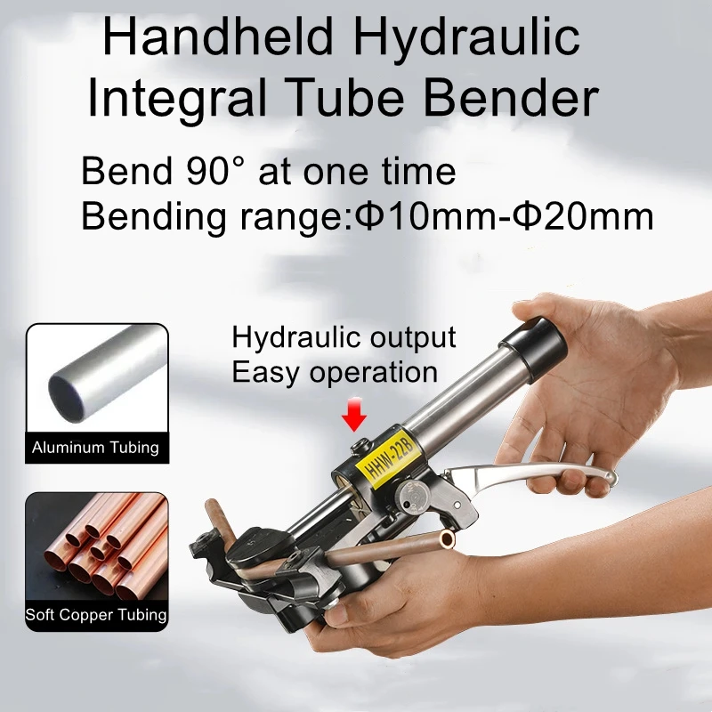HHW-22B hydraulic pipe bender pipe bender manual bending machine small stainless steel pipe  bender
