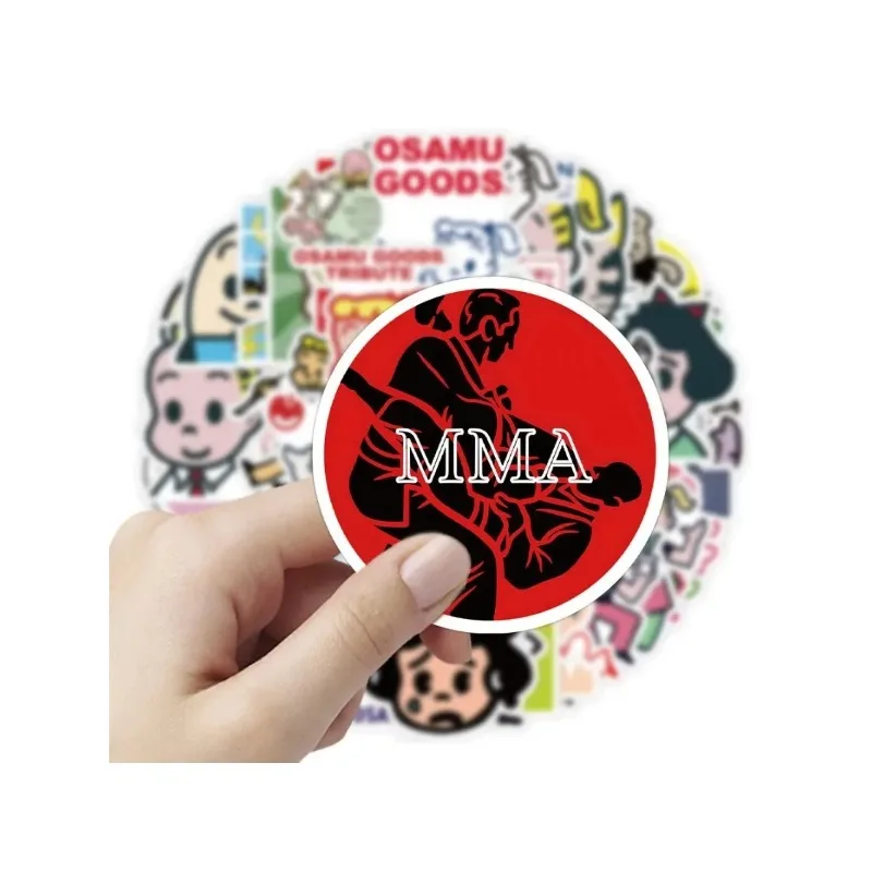 50 Competitive Sports Series MMA Graffiti Stickers Car Trunk Drinking Glass Sticker Decoration