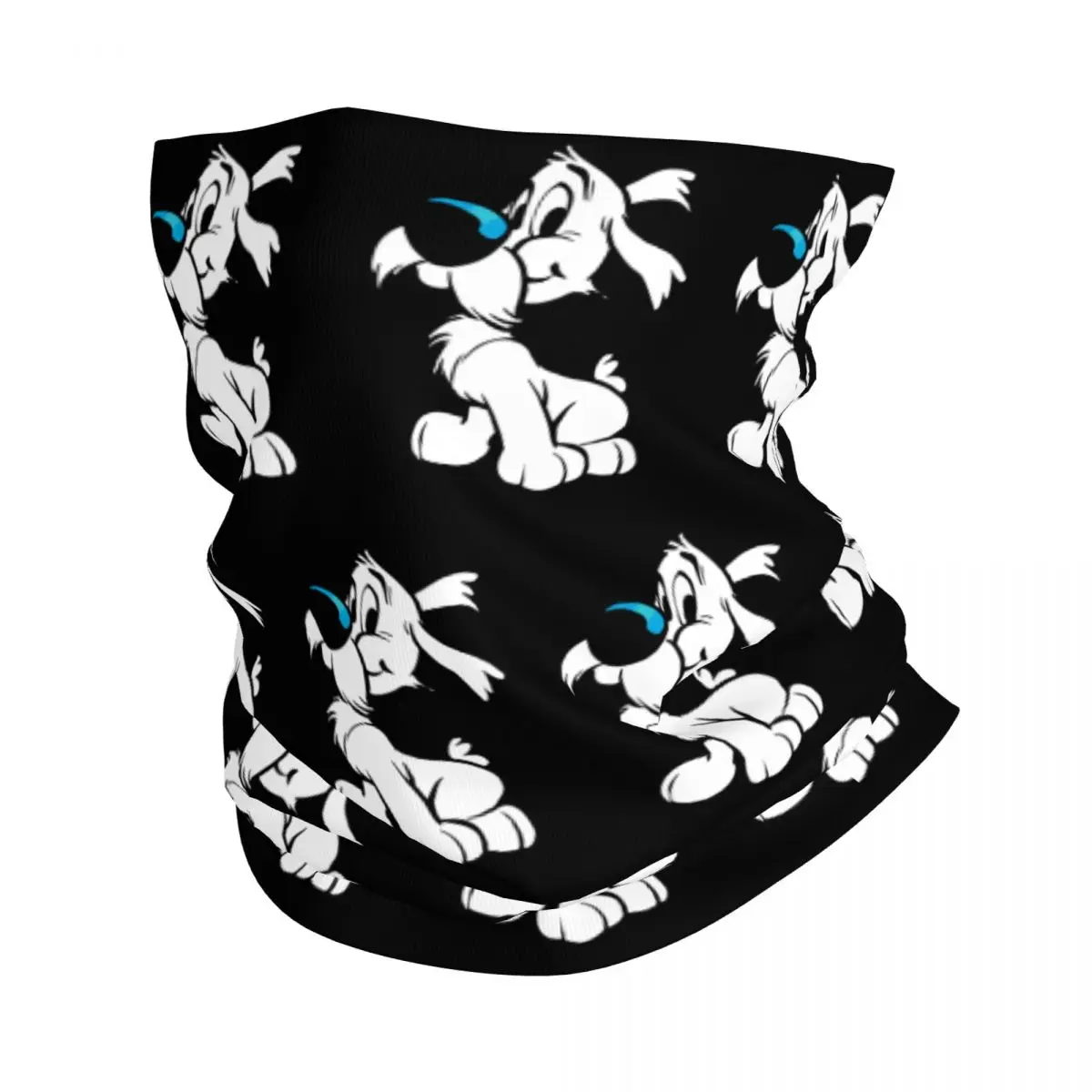 Asterix And Obelix Bandana Neck Cover Printed Dogmatix Ideafix Obelix Dog Wrap Scarf Warm Face Mask Hiking for Men Women Adult