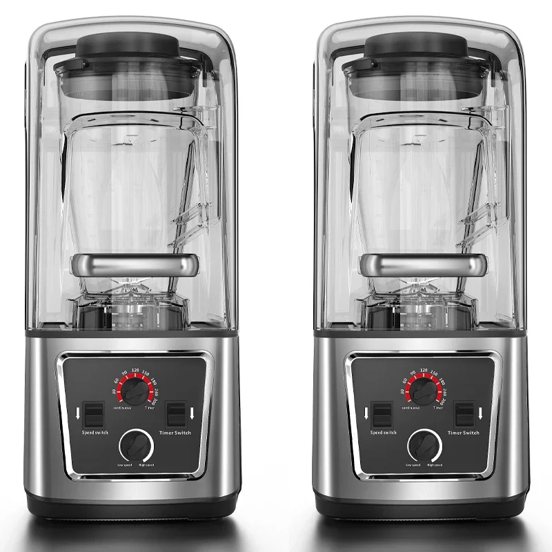 RANBEM High Speed 1600 Watt 4L Heavy Duty  Commercial Smoothie Maker Quiet Commercial Blenders with Soundproof Shield