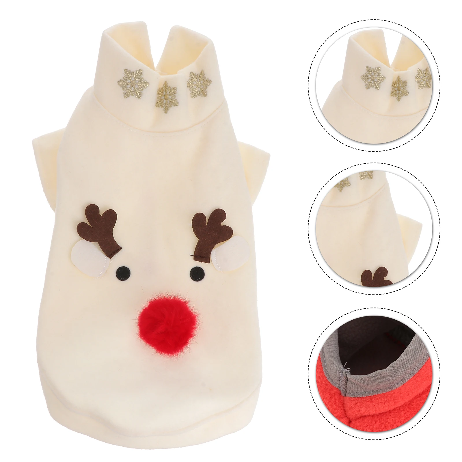 

Pet Dog Apparel Pattern Clothing Winter Coats Christmas Costume Costumes