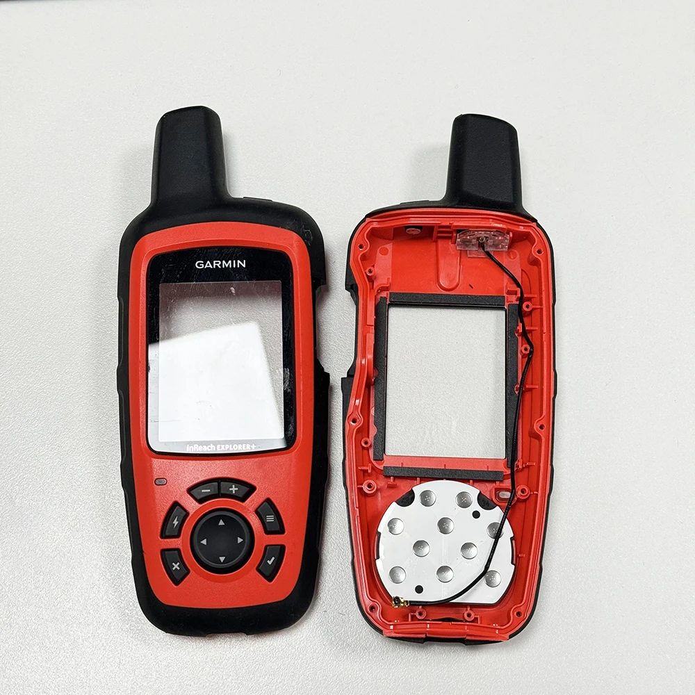 

Передняя крышка для GARMIN inReach Explorer + пластиковая рамка, корпус, рамка со стеклянной панелью, сменная деталь для портативного GPS, ремонт