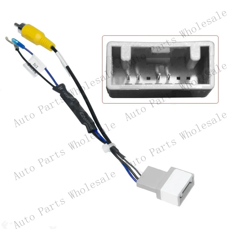 Z 7-Pin For Honda CR-V CRV Factory Reverse Camera Video Output Adapter Wire Cable