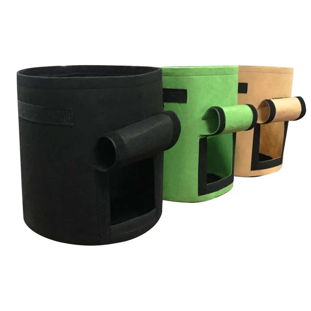 

3 Pcs Grow Bag Plant Potato Planting Potatoes Indoor Non Woven Fabric