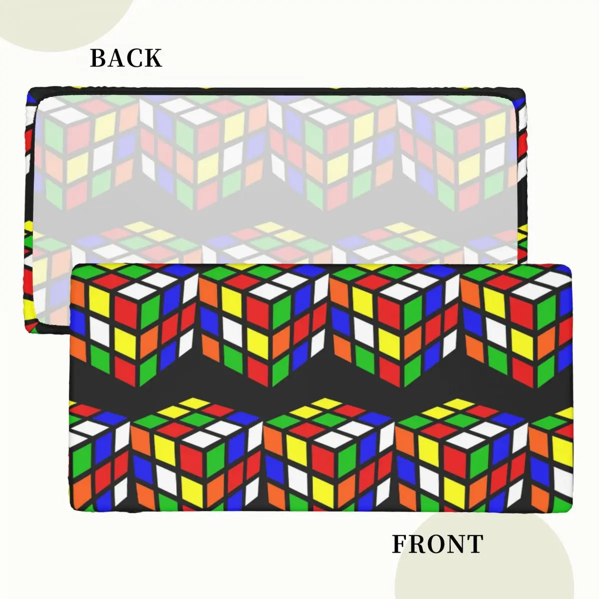 Magic Cube Customized Rectangular Tablecloth Oilproof Table Cover for Dining Events Table Cloth