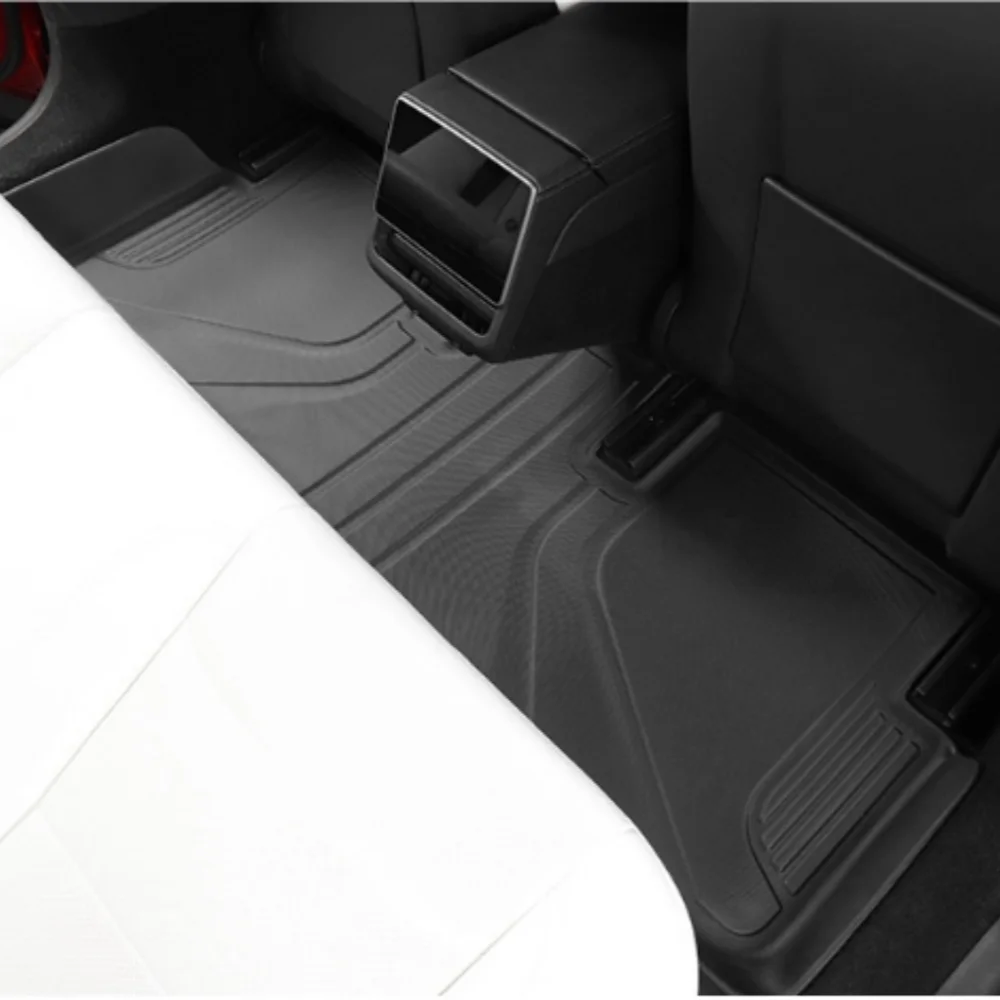 New Premium TPE Floor Mats for Tesla Model Y 2017-2024,All Weather Rear Trunk Storage Mat Anti-slip Pads Accessories