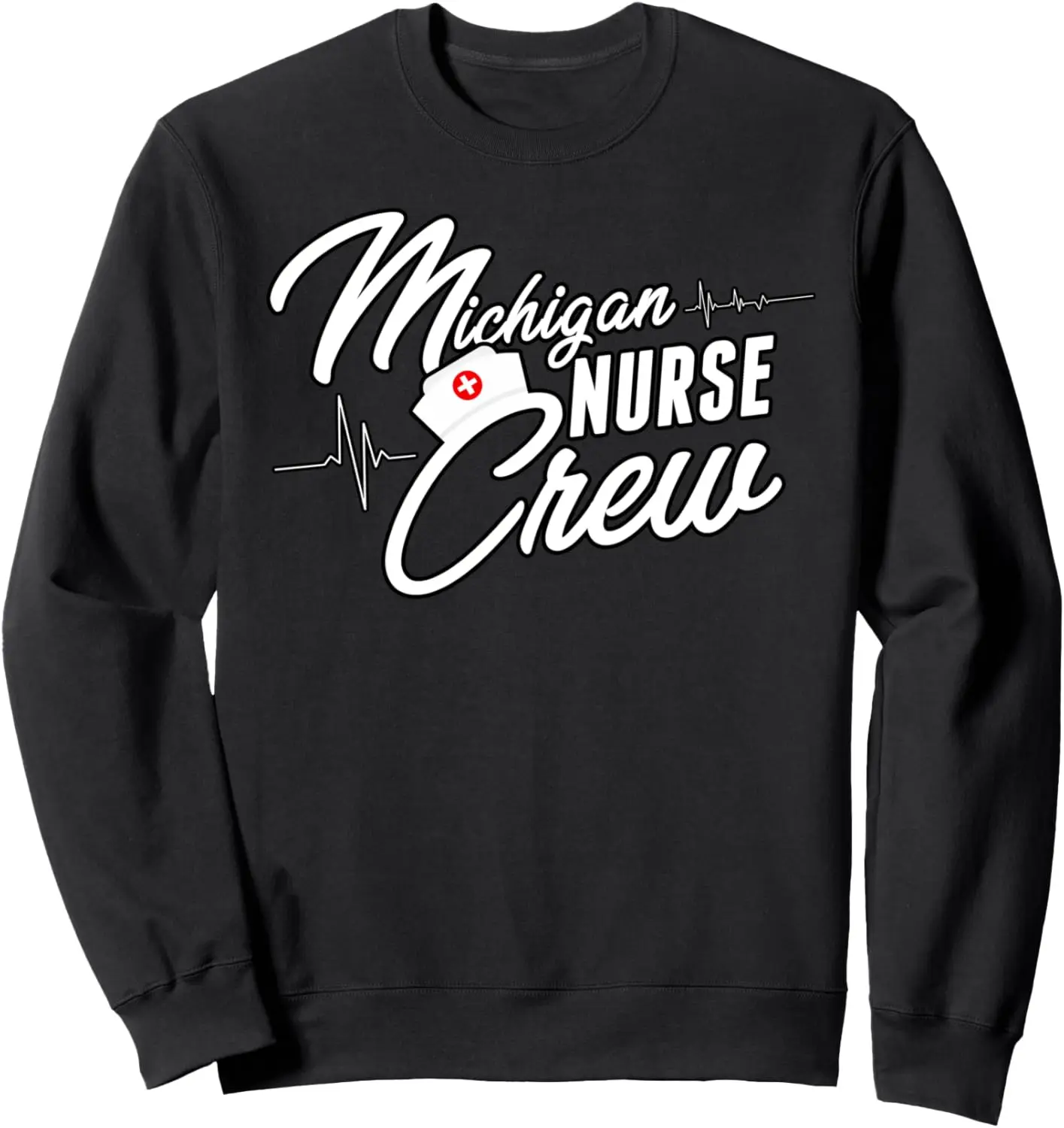 Michigan Nurse Wear For Women Girls USA State Pride Sweatshirt