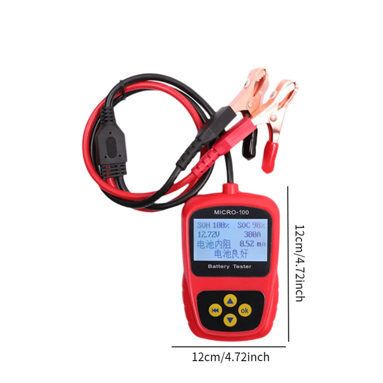 Testeur de batterie de voiture, analyseur de conductance de batterie pour camions et Garage