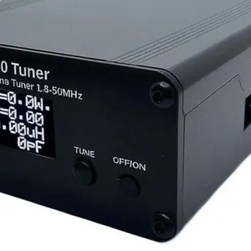 ATU100 Automatic For Antenna Tuner 100W HF For Auto For ATU For Ham Radio For V3.2 With For Type-C For Battery Portable