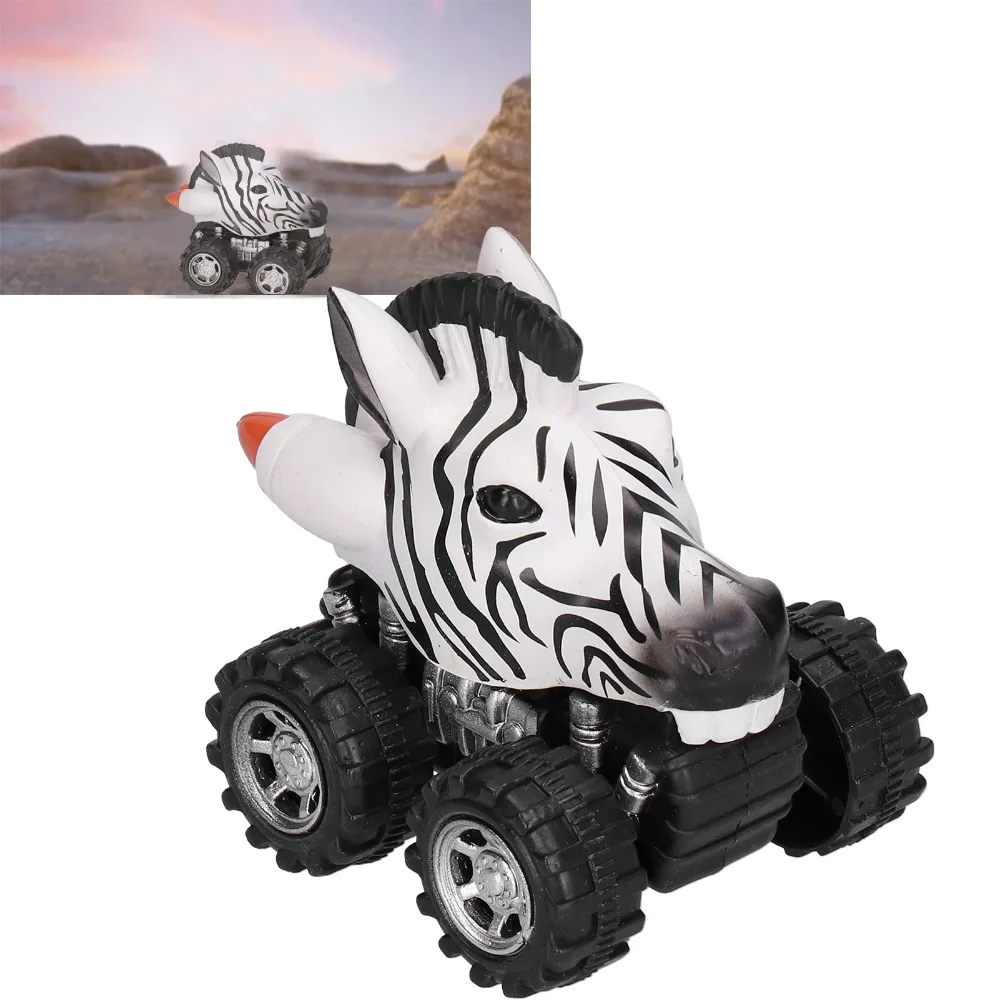 Fun Zebra Pull Back Car Toy Plastic Above 2 Years Old Model Car Toy Kids Car Toy Toddlers