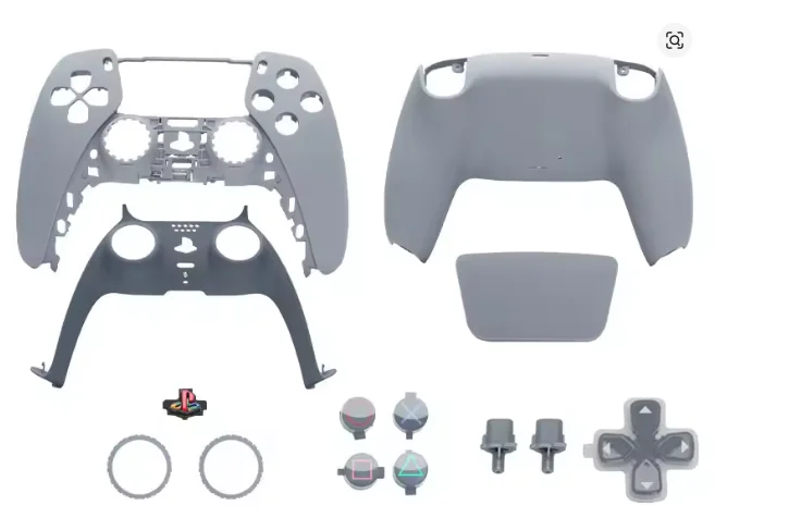 customized button for PS5 30th anniversary edition including shell and button and retro image 3