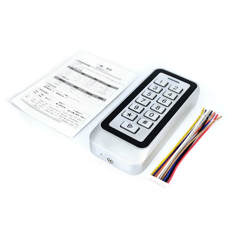 

【Всеerdeals】Рассветка RFID-считыватель металлических дверей контроля доступа Клавиатура IP67 Водонепроницаемый кодовый дверной замок