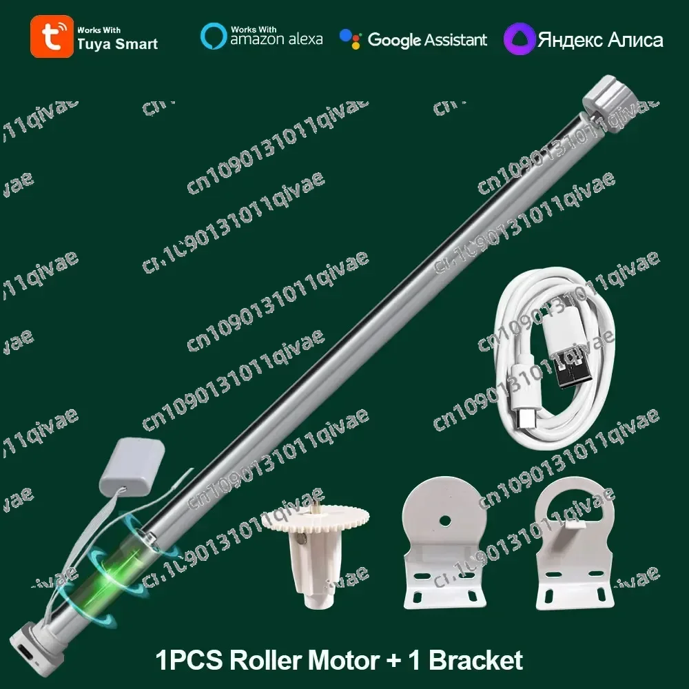 

Умные шторы Zigbee или Wi-Fi без дрели, жалюзи, аккумуляторный двигатель, ролик для трубчатого окна 20, 25, 28 мм