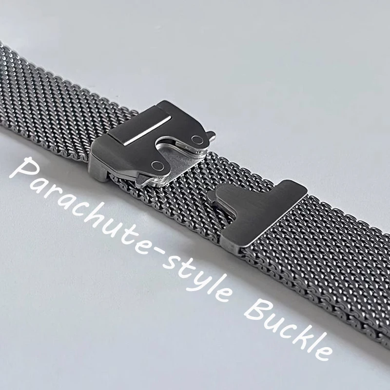 Metal Loop for Apple Watch Straps 42mm-46mm-SE-10 44mm 45mm 38/40/41mm Titanium Bracelet iWatch serie 9 8 7 6 5 4 3 Ultra 2 49mm