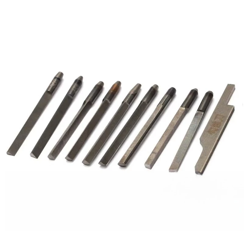 Tungsten Carbide Bevel Inlay Chisel Pneumatic Engraver Accessories Jewelry Making Tool