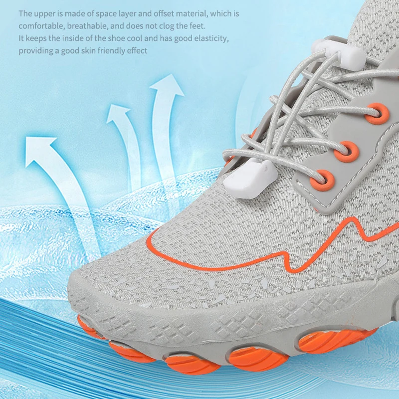 EOCENE Men Women Couple Quick-dry Swimming Beach Wading Fitness Hiking Cycling Fishing Sports Aqua Shoes Outdoor Water Sneakers