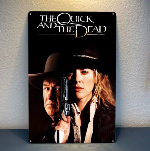 The Quick and the Dead Movie Metal Poster - Collectable Tin Sign - 20x30cm-Aluminum