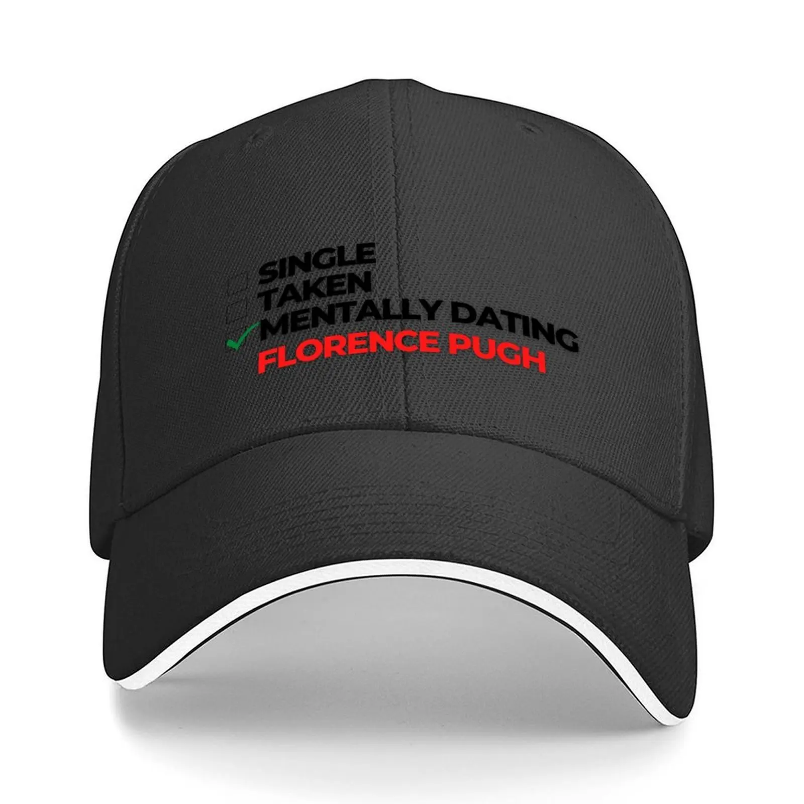 

Mentally Dating Florence Pugh Baseball Cap Beach Bag Winter hat Mountaineering custom caps Caps For Women Men's