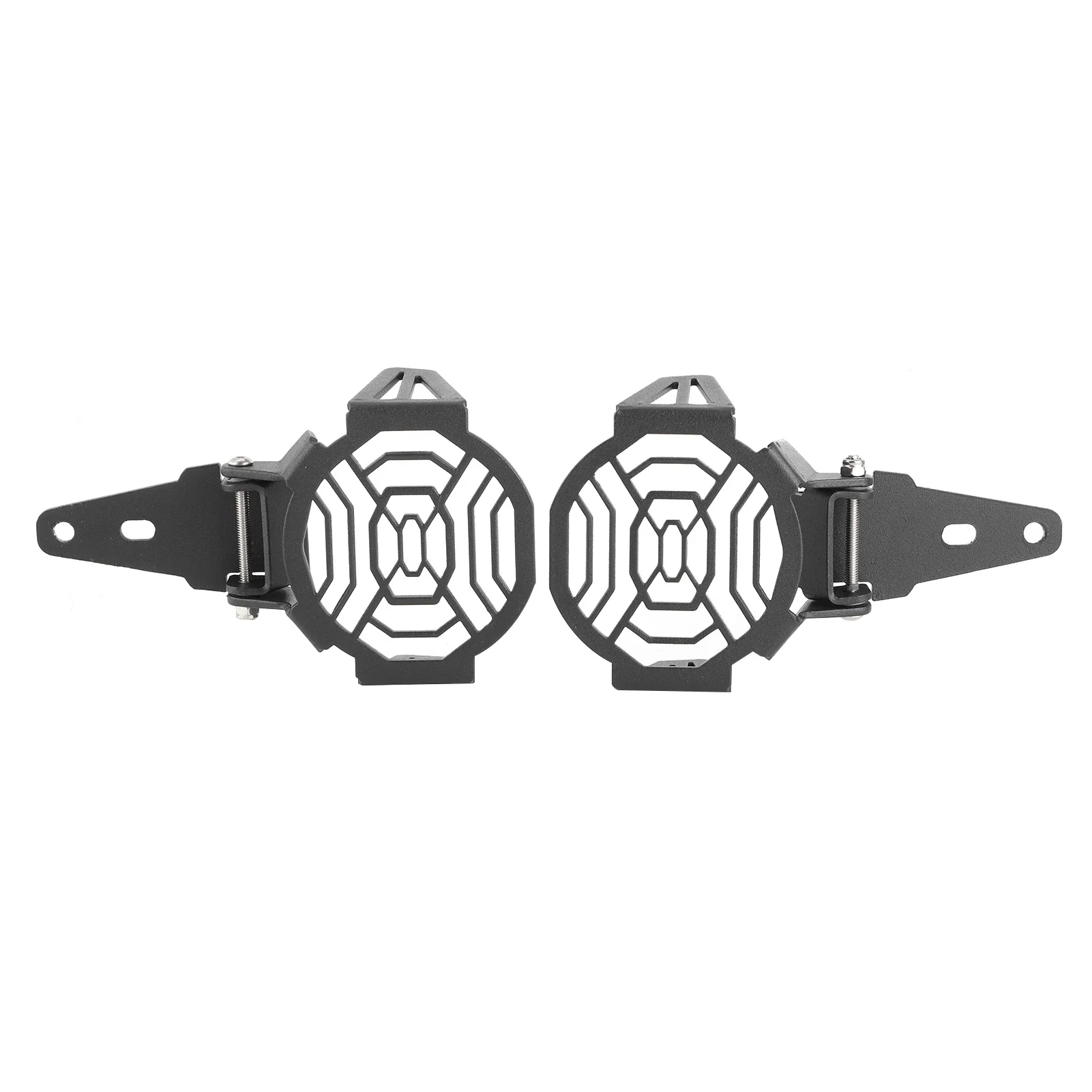 1Pair Aluminum Motorcycle Fog Light Guards - Impact-Resistant Protection Covers for R1200GS/R1250GS/S1000XR/F850GS, Lightweight