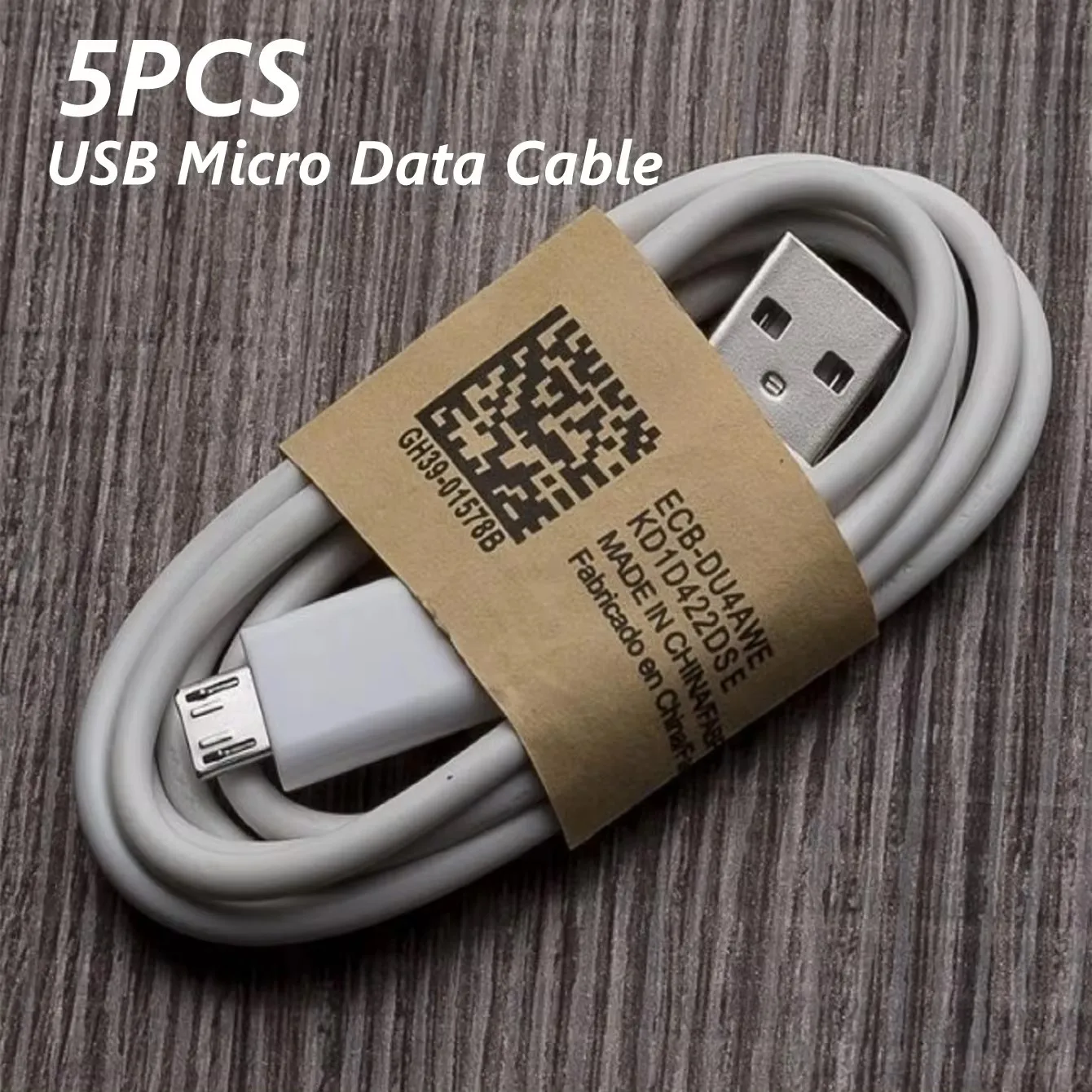 USB V8 Micro Data Cable 5PCs Transmission Line Fast Charging Line Data Sync Line 1m