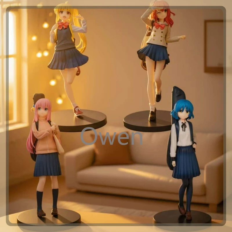 Figura de acción de la chica de la banda Ijichi Nijika, Anime BOCCHI THE ROCK Stand Gotoh Hitori, Yamada Ryo, modelo de colección de PVC, juguete para regalo