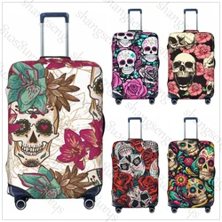 Sugar Skull Thicken Luggage Cover Elasticity Trolley dust cover Suitcase Protection Cover For 18-32 in Suitcase Case Travel