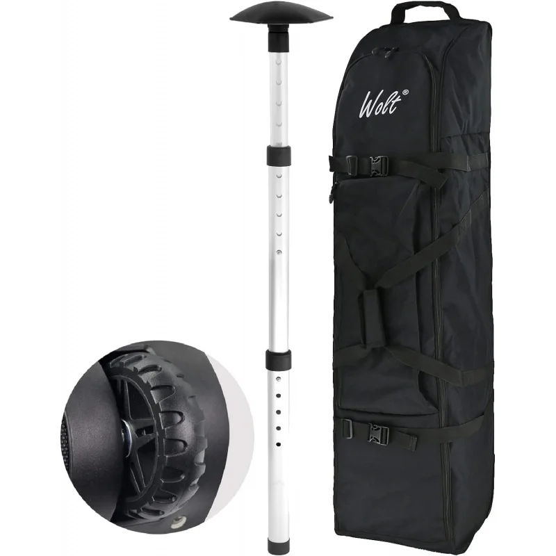 

WOLT | Golf Travel Bag with Anti-Impact Support System - Soft Padded Golf Travel Case for Airlines