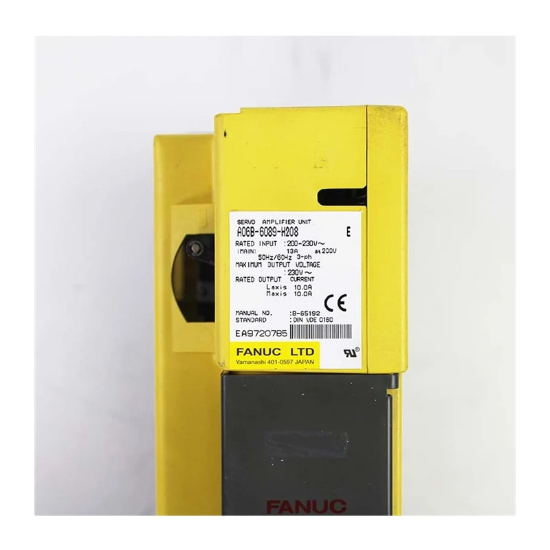 تم اختبار محرك Fanuc Servo A06B-6089-H208 بشكل جيد لآلة نظام CNC