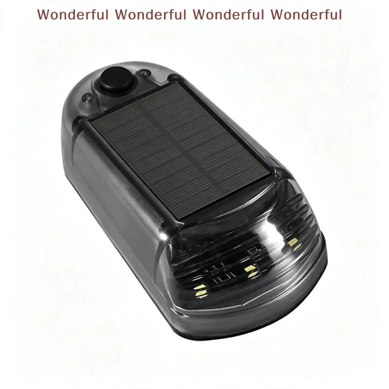 Solar Powered Roof Warning Light Low Maintenance Auto Sensing Flashing Lamp for Sedan Truck Pickup Daily Driving