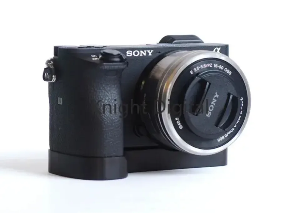 Handmade Wooden Wood Ebony Handle Grip Holder for Sony A6500