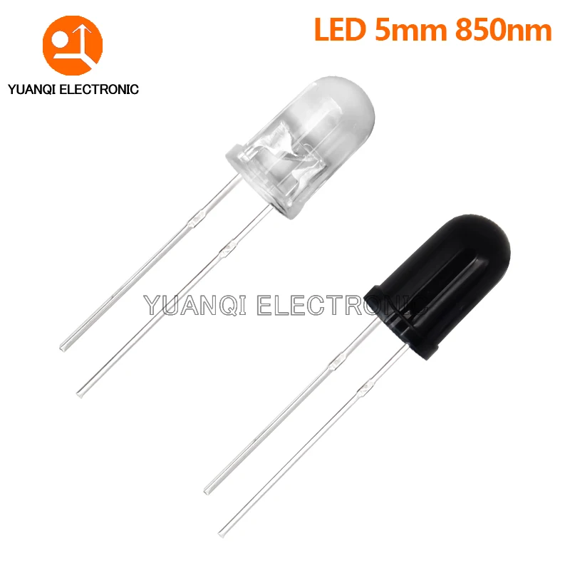 10pcs 3mm 5mm 850nm LED Infrared Emitter and IR Receiver Diode for arduino