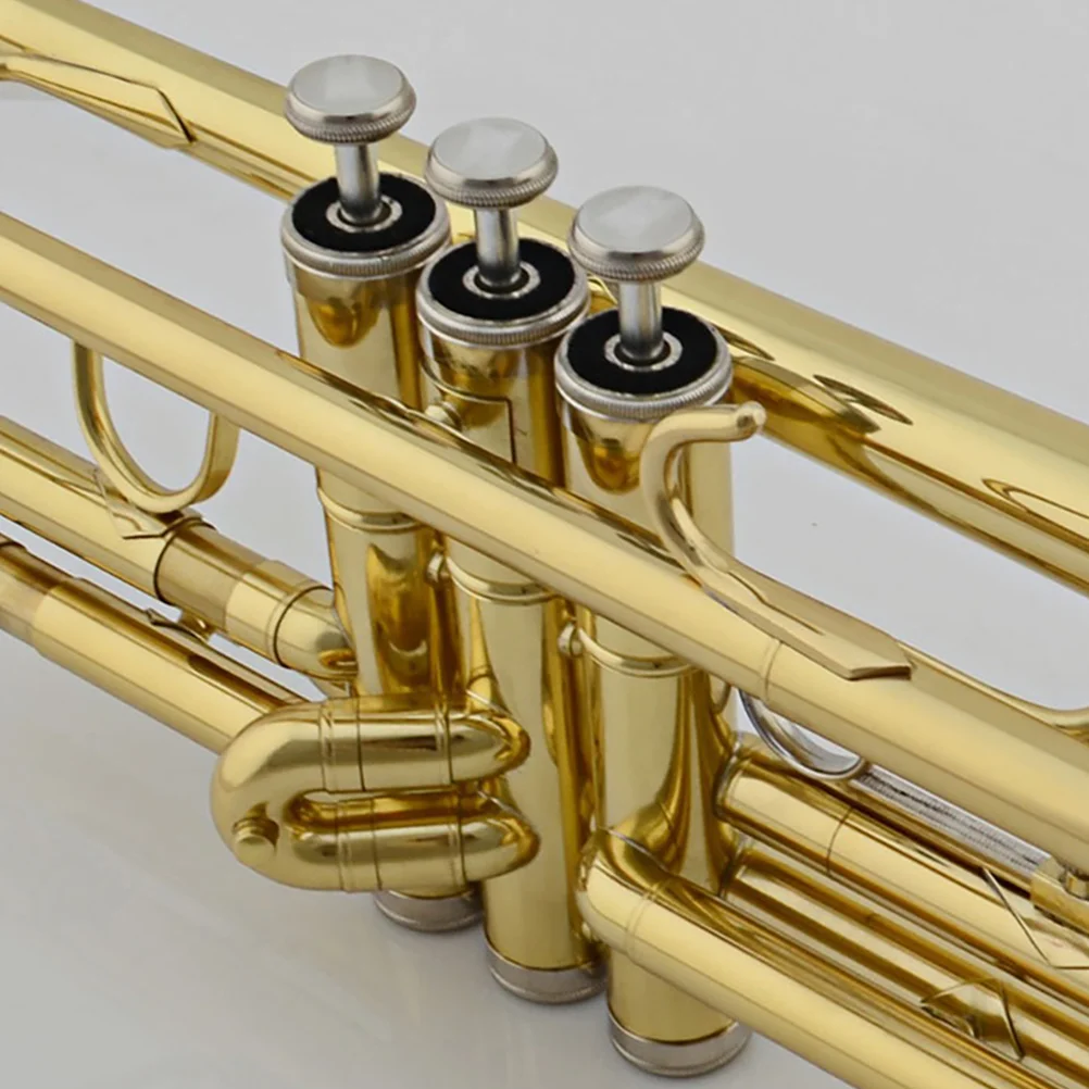 

1 set Trumpet Piston Caps Cover Repair Supplies Replacement Parts Lower Cover Accessories Copper Durable Lightweight Easy