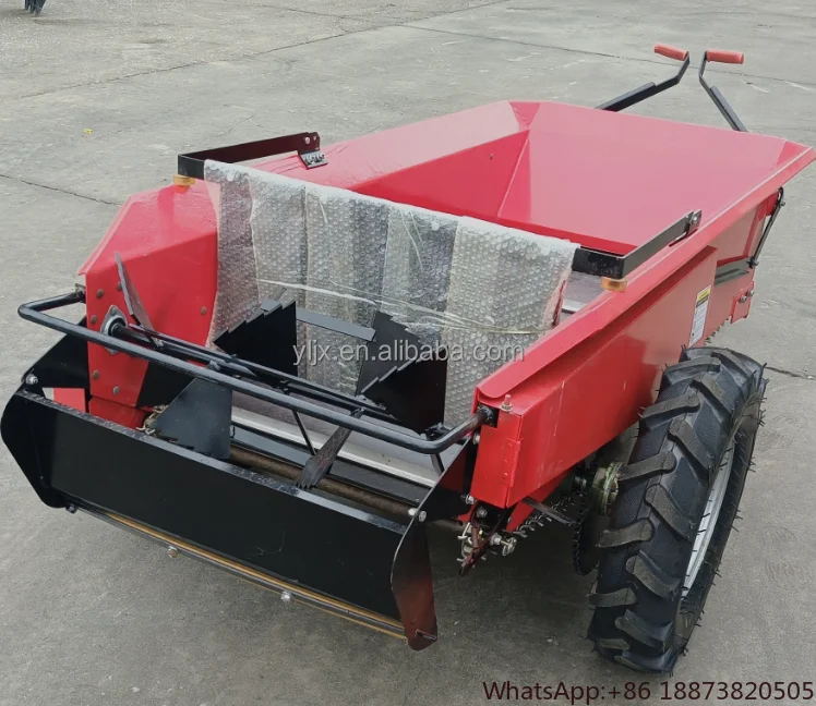 atv wheel-driven Manure fertilizer spreader