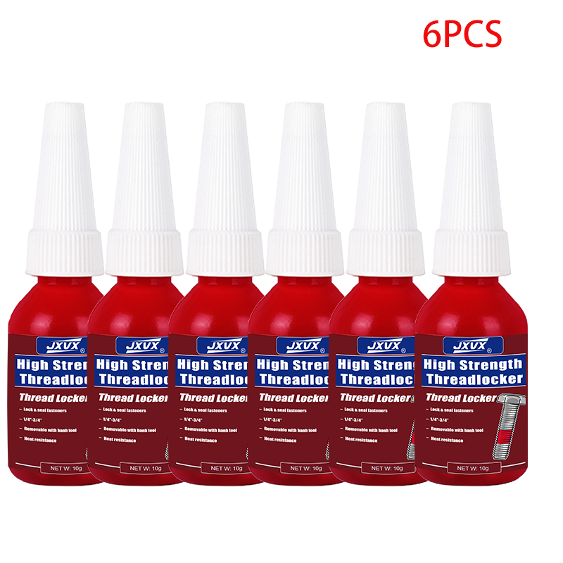  10ml Anaerobic Screw Adhesive, Anti-Slip and Anti-Loosening Sealing Thread Locking Agent, Anti-Slip Joint Sealant, Red Thread Locking Adhesive 