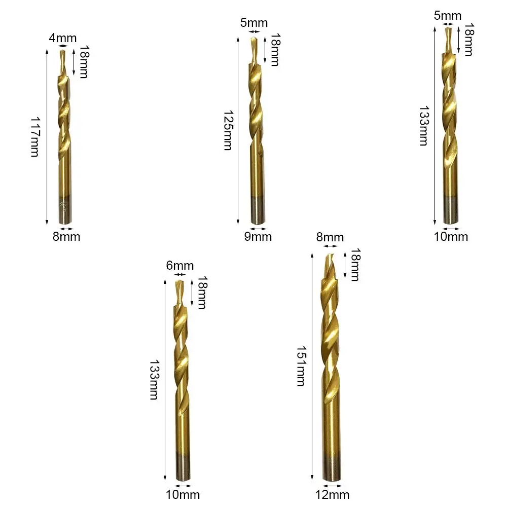 알루미늄 고속 스틸 드릴링 목공 도구, 홀 오프너, 스텝 드릴 비트, 포지셔닝 드릴
