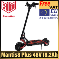 EU Stock Kaabo Mantis8 Plus 48V 18.2Ah Vacuum Tyre Turn Signal Horn Light Electric Scooter Mantis 8inch Semi Hydraulic Skateboar