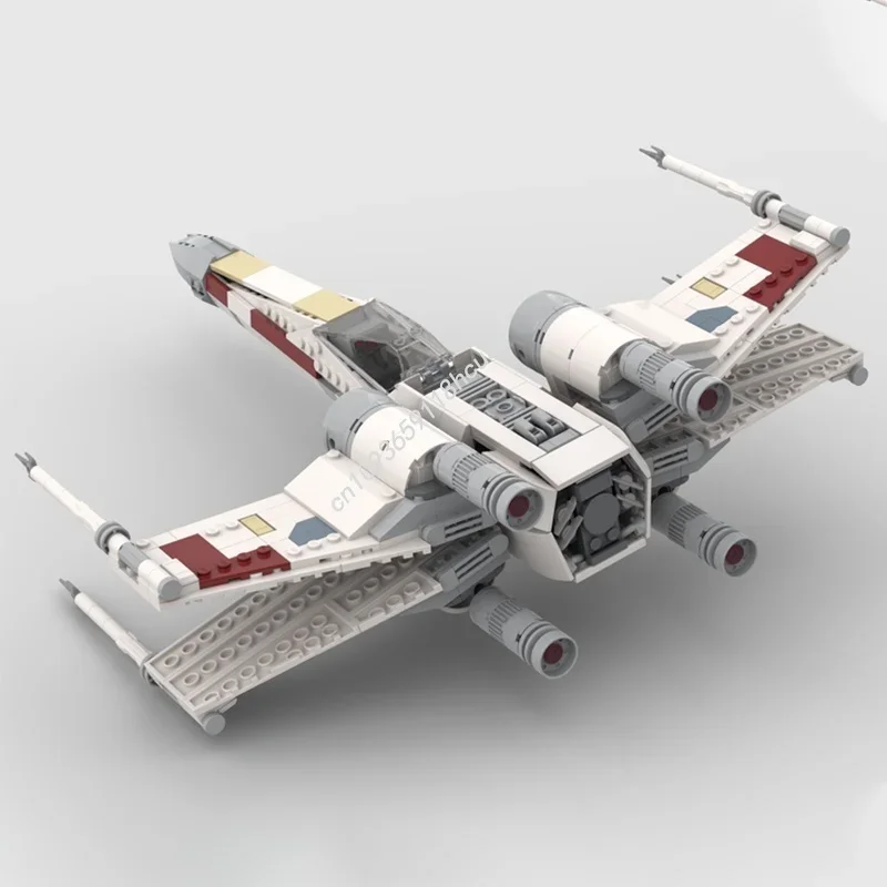 1520pcs MOC XWing Starfighter Partisan Red 5 Model Building Blocks Festival Gifts Construction Toys DIY Idea Education view 5