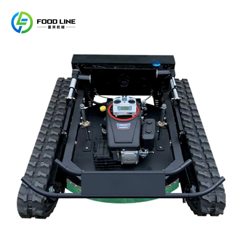 Tracked Intelligent Lawnmower,  Fully Automatic Lawn Mowing Robot, Suitable for Orchard Landscaping and Weed Control.