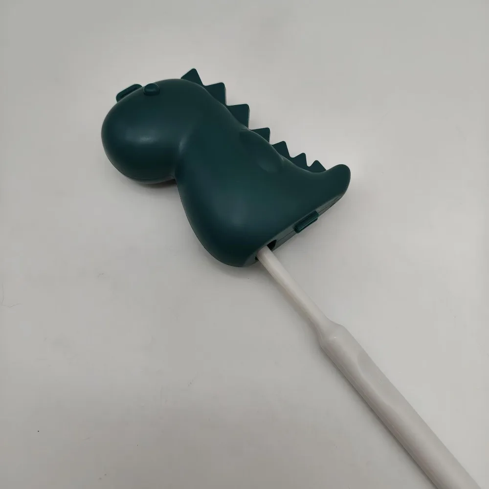 Picture 6: 2in1 Toothbrush Head Protective Cover with Mini Toothpaste Storage Box Dinosaur Shape Toothbrush Dust Cap Cover Compact Plastic