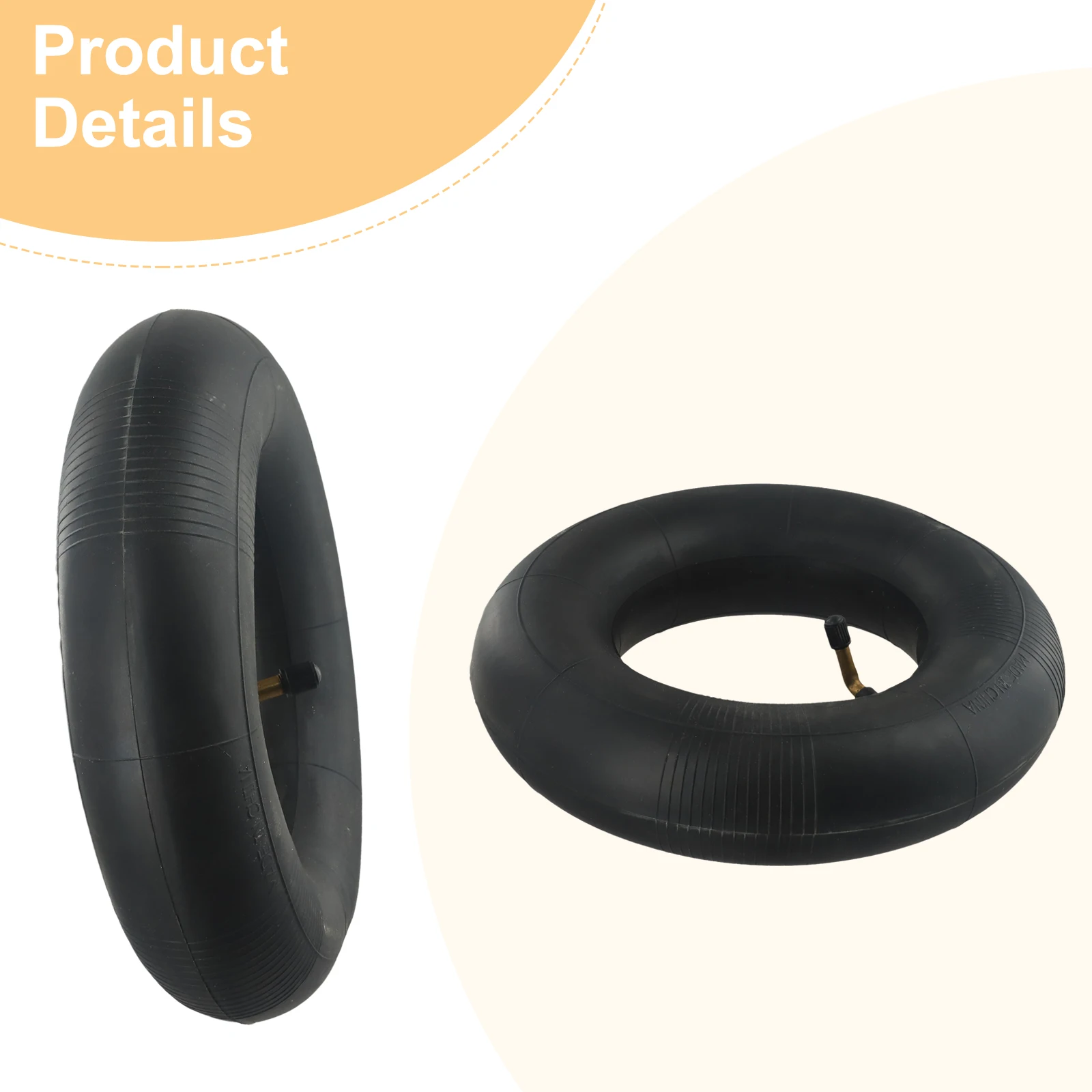 Replace Your Inner Tube with Confidence This High Quality Black Rubber Inner Tube for 410/350 5 Tires is Here!