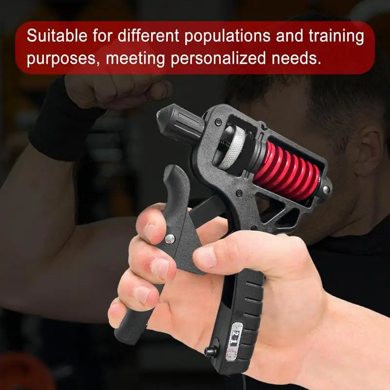 

Hand Strengthener Grip Adjustable Resistance Carbon Steel Grip Strength Trainer Hand Grip Strengthener Anti Slip Mechanical