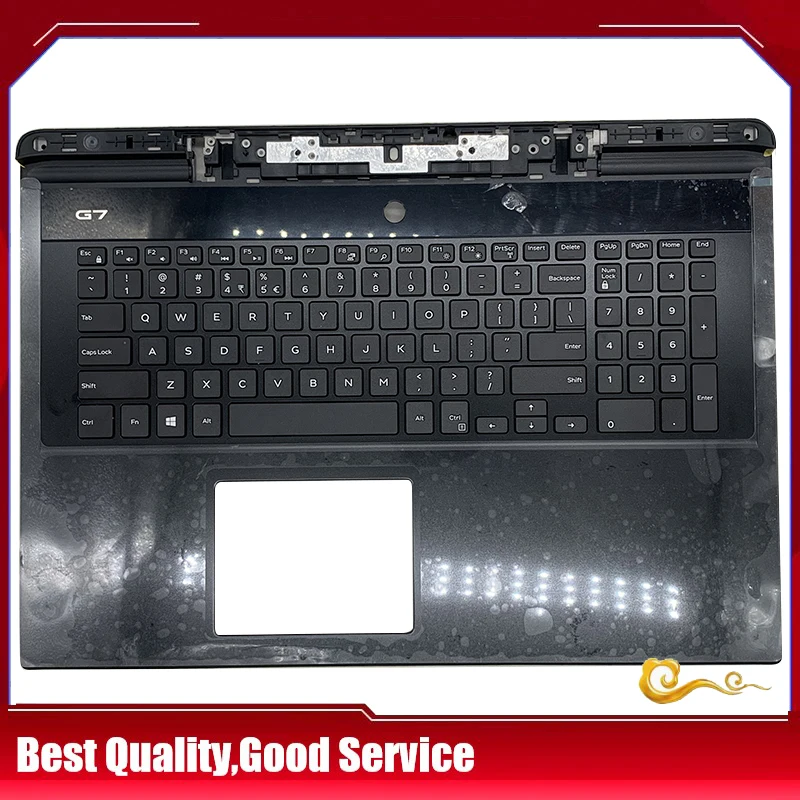 

YUEBEISHENG New/org For DELL G7 17- 7790 G7 17 7790 Palmrest US keyboard upper cover C shell 06WFHN