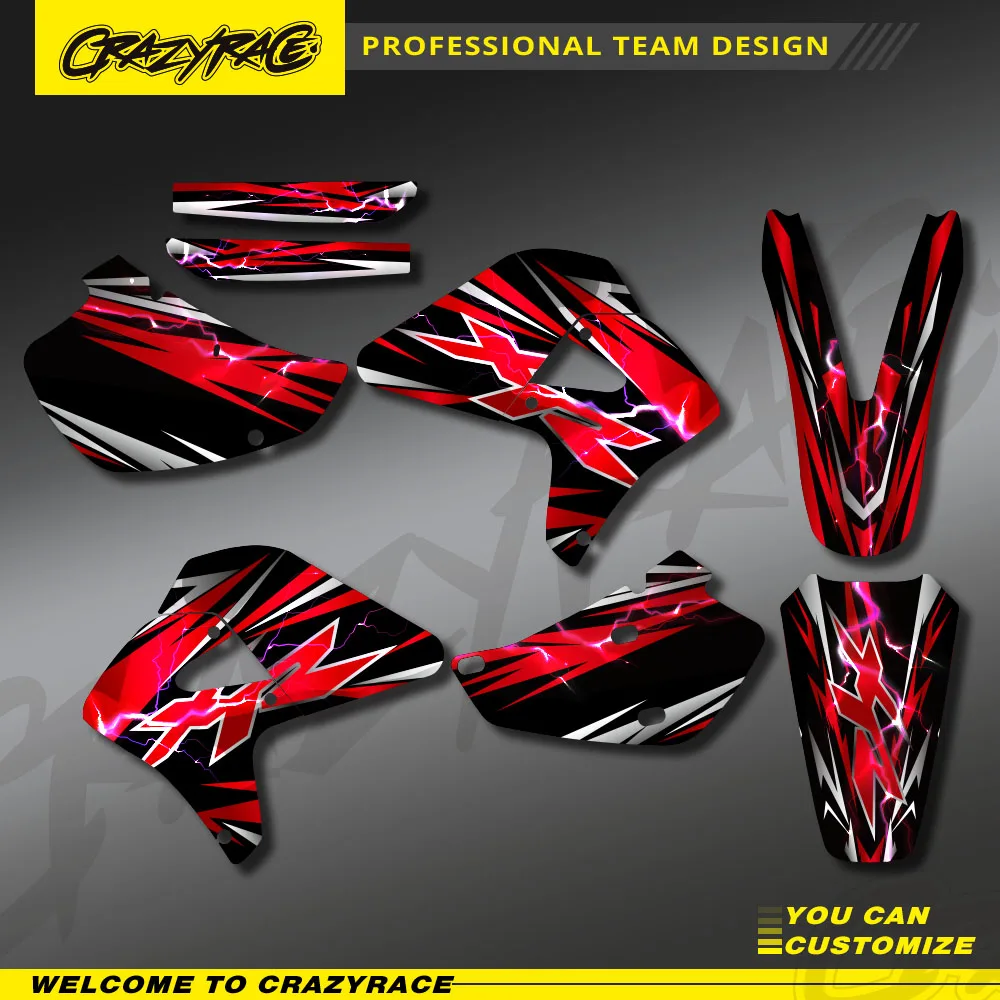 

Motorcycle GRAPHICS & BACKGROUNDS DECALS STICKERS Kits For Honda XR650R 2000 2001 2002 2003 04 05 06 07 08 2009 XR650 R XR 650R