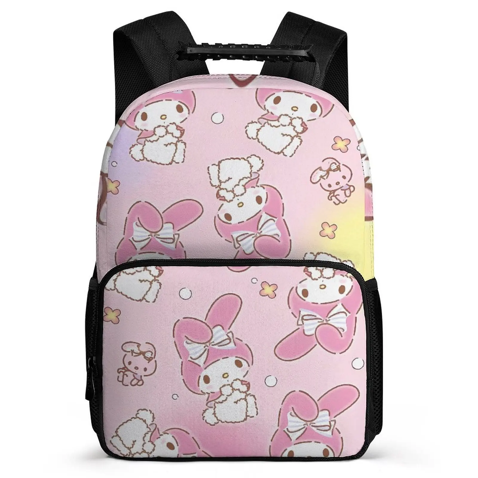 

Fashion Sanrio Melody Teen Student Girl Boy To School Knapsack 16 Inch Cartoon Backpack Women Rucksack