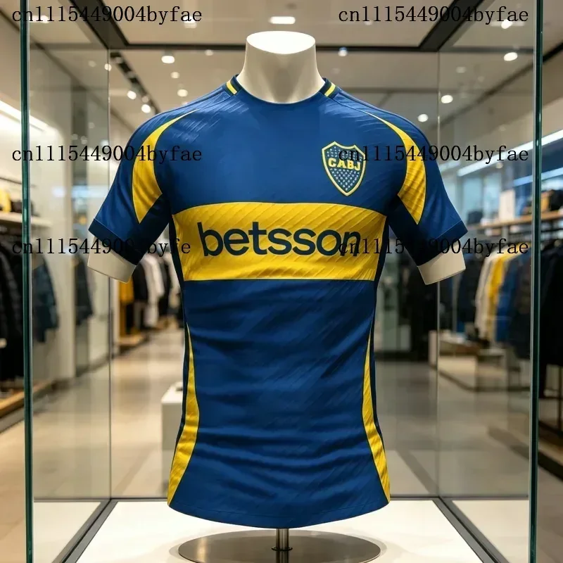 Nueva Llegada, Uniforme de Fútbol Boca Juniors para Hombre, Mujer y Niños, Camiseta de Fútbol Transpirable de Secado Rápido para Adultos, Camisetas Familiares para Niños