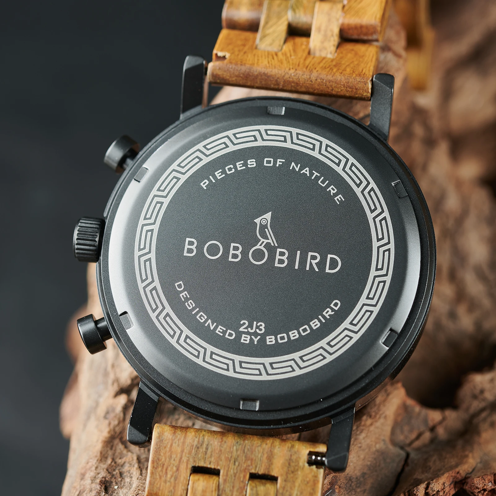 BOBO BIRD Wood Watch for Men Quartz Watches Male Auto Date Quartzs Wristwatch Wooden Male Wrist Watch Relogio Masculino Custom