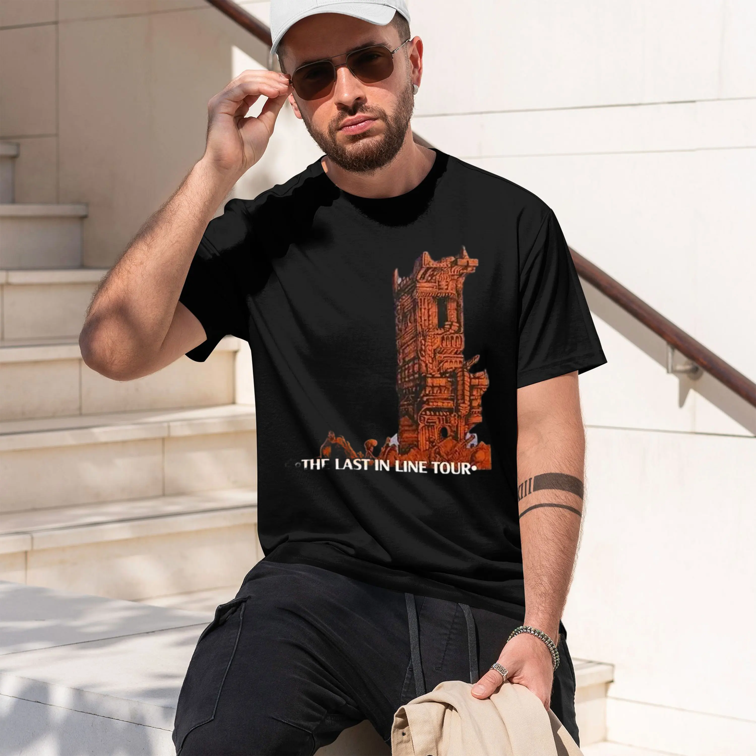 Dio Last In Line T0Ur Vtg 80S T Shirt Funny Vintage Gift Men Women Tee Hot 2026 New Model Men’s Short-sleeve crewneck T-Shirt Cl