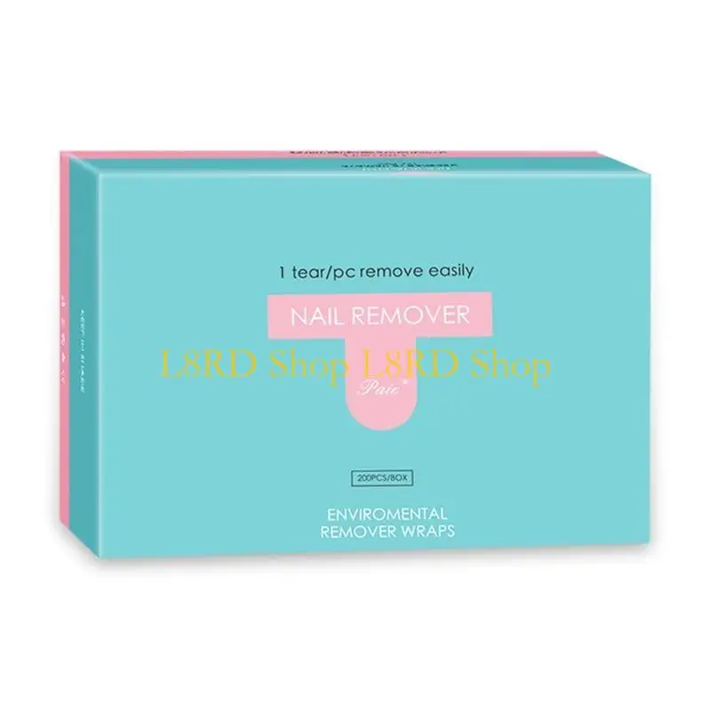 L8RD 100 ชิ้น/200 ชิ้น Degreaser สำหรับเล็บ Remover ผ้าเช็ดทำความสะอาดผ้าเช็ดปากเล็บ Cleanser