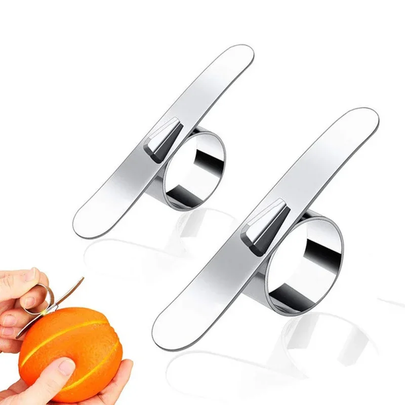 Stainless Steel Orange Peeler Citrus Grapefruit Orange Peel Peeler Vegetable and Fruit Peeling Knife Small Kitchen Peeling Tool